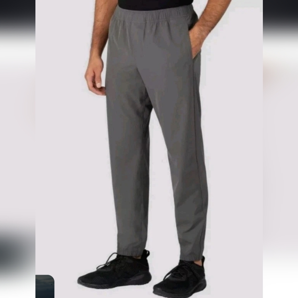 NEW Soybu Men's M Woven Jogger Pants Gray  4-Way Stretch Water